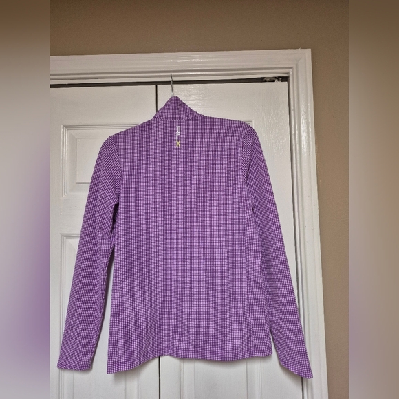 RLX Ralph Lauren Women Purple Track 1/2 Zip  Jacket SmaPurple Women's Sweate - Picture 3 of 4